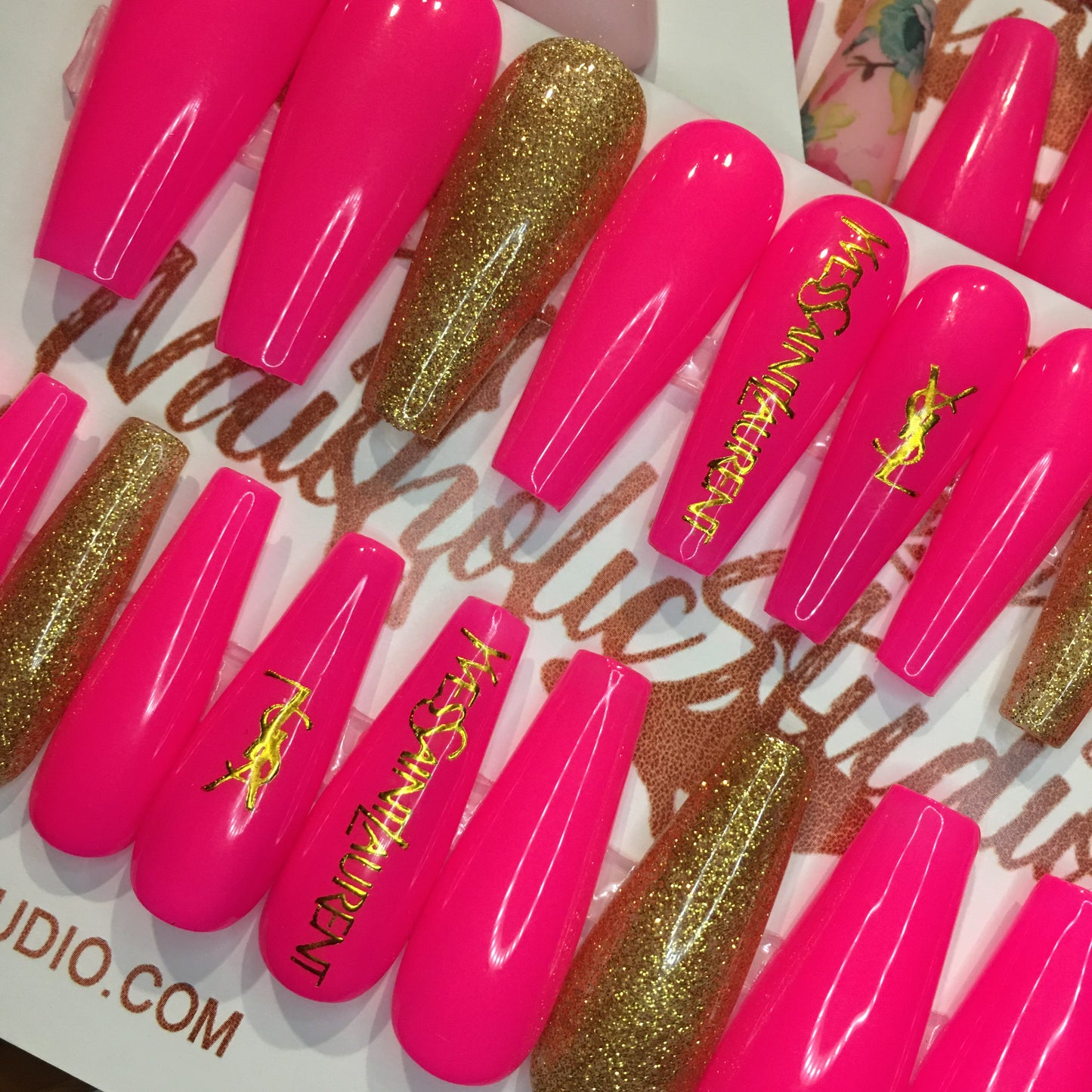 Snazzy | Long Ballerina | Press on Nails | READY TO SHIP