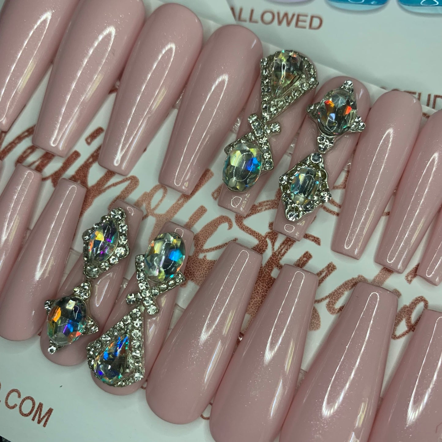 A little Extra | Long Ballerina | Press on Nails | READY TO SHIP