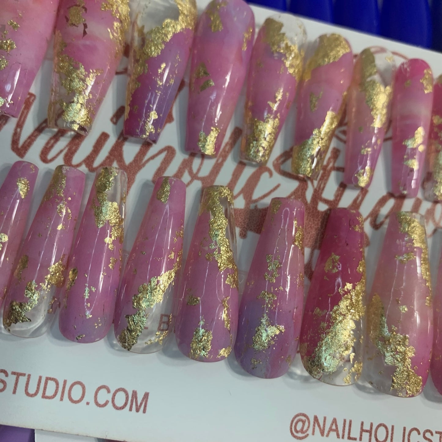 Impeccable Pink | Long Ballerina | Press on Nails | READY TO SHIP