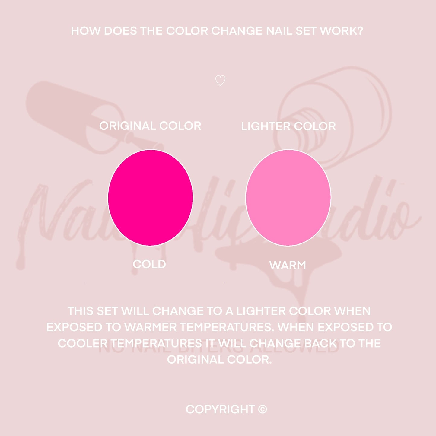Mauve Pink Blush Color Changing  ♡ Toe Nails