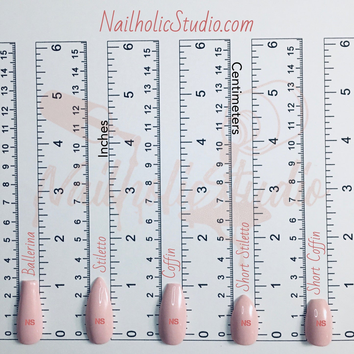 Pink Lines | Long Ballerina | Press on Nails | READY TO SHIP